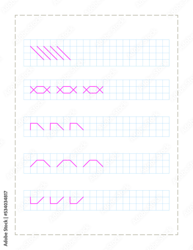 Continue the pattern with pen ,practice worksheet for preschoolers Continue the pattern with pen ,practice worksheet for preschoolers