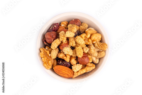 Mixed nuts and dried fruits...