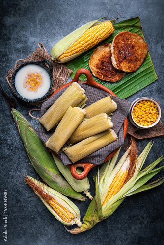 Foto Tamalitos o tamal de elote hondureño