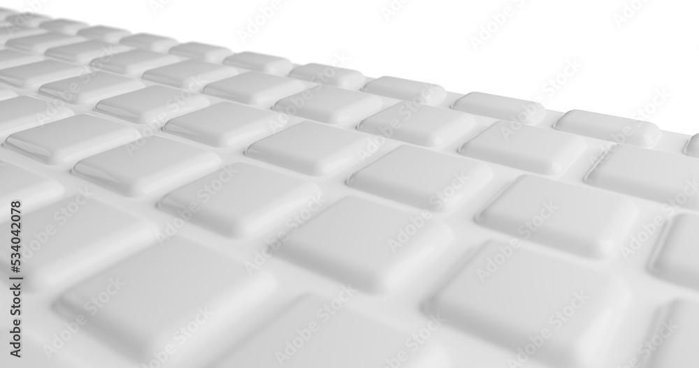 computer keyboard on white computer keyboard on white