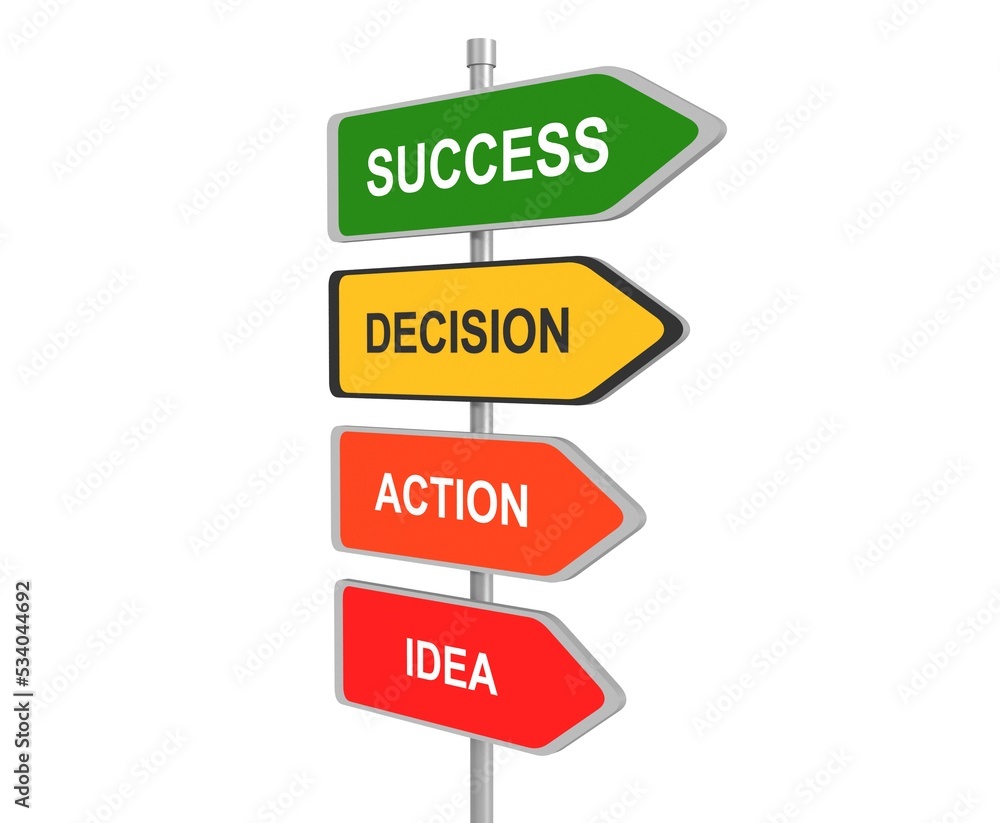 A sign with multiple directions A sign with multiple directions