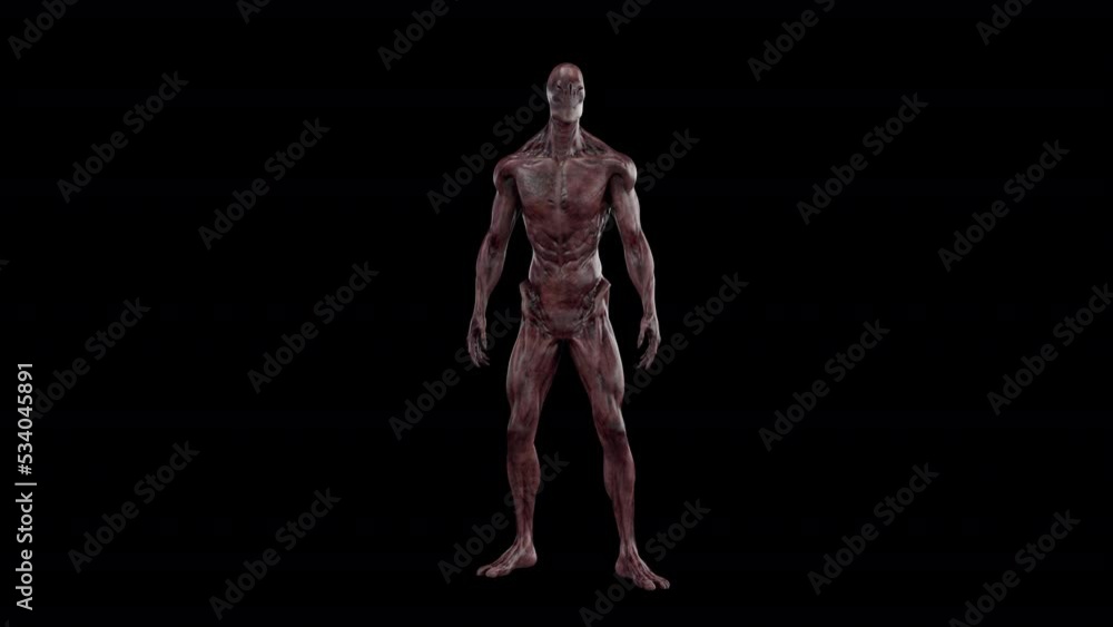 Zombie Horror Transparent Alpha Video Loop Animation Zombie Horror Transparent Alpha Video Loop Animation