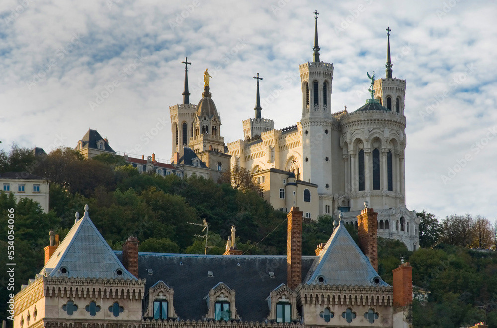Europe, France, Rhone, Lyons basilica fourviere