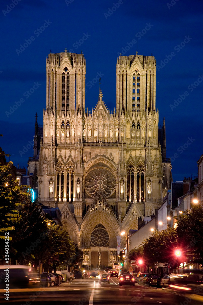 Europe, France, haute marne, Reims, cathedral