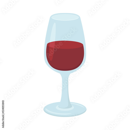 Wine Glass Sign Emoji Icon Illustration. Drink Vector Symbol Emoticon Design Clip Art Sign Comic Style.