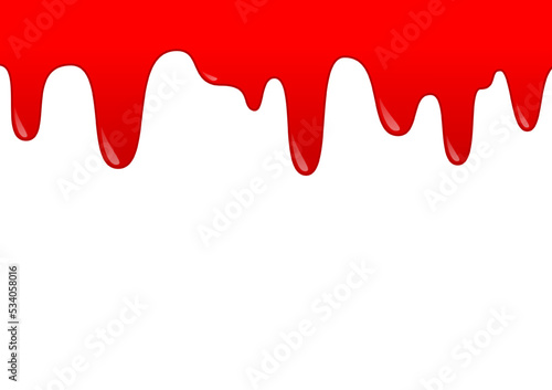 Blood frame background. free space for text. Blank. Blood frame for Halloween day.