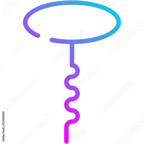Wine Opener vector icon