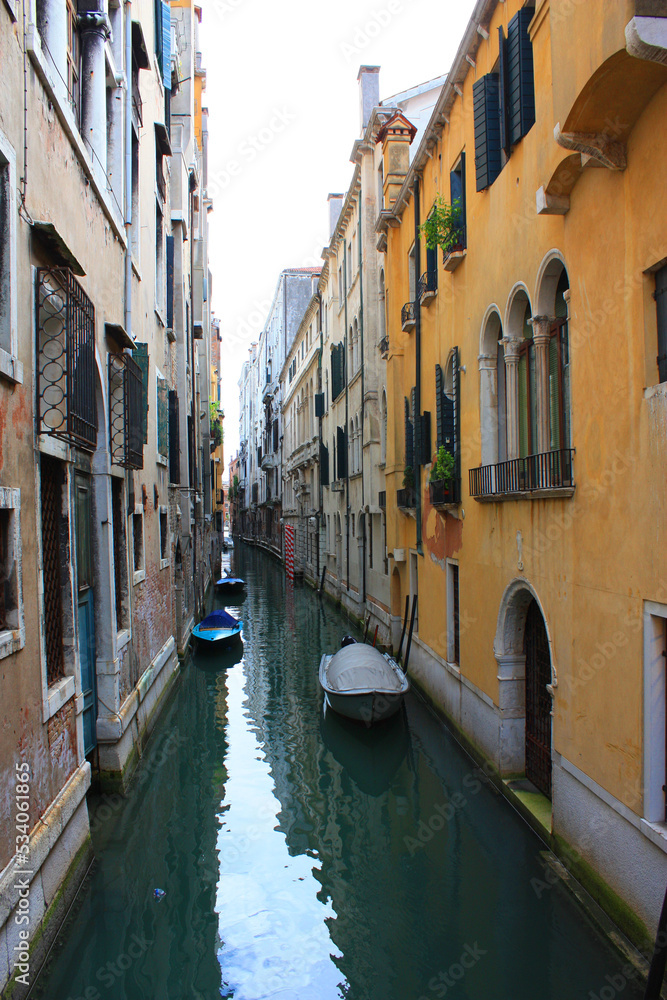 Cityscapes of Venice in Italy	