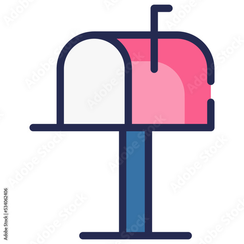 Mail box vector icon