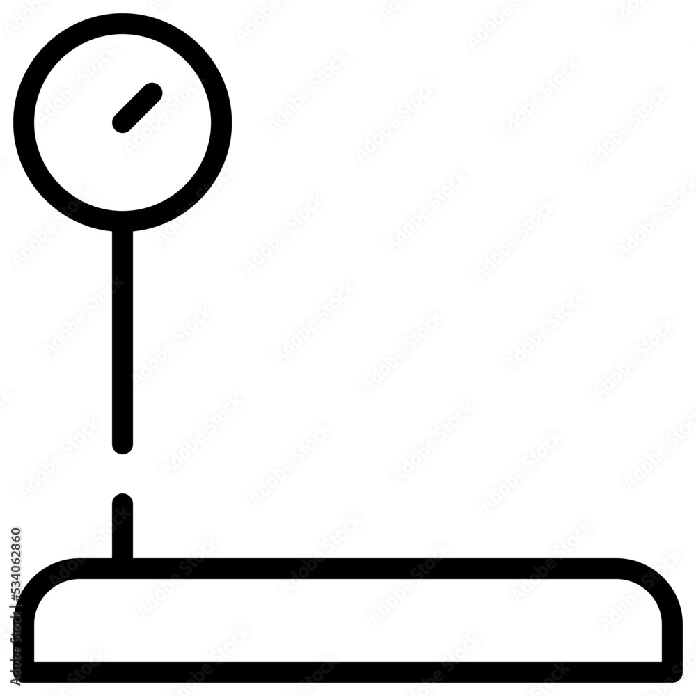 Weight scale vector icon Weight scale vector icon