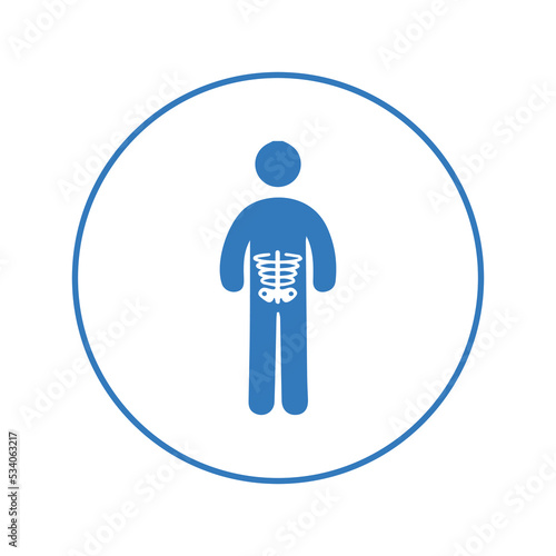 Health check radiography x.ray icon | Circle version icon |