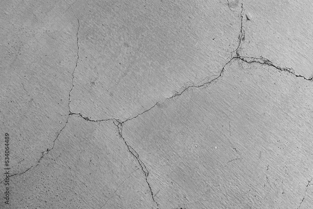 Obraz premium Neutral color cracked wall texture