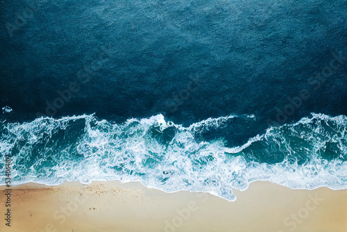 waves on the beach