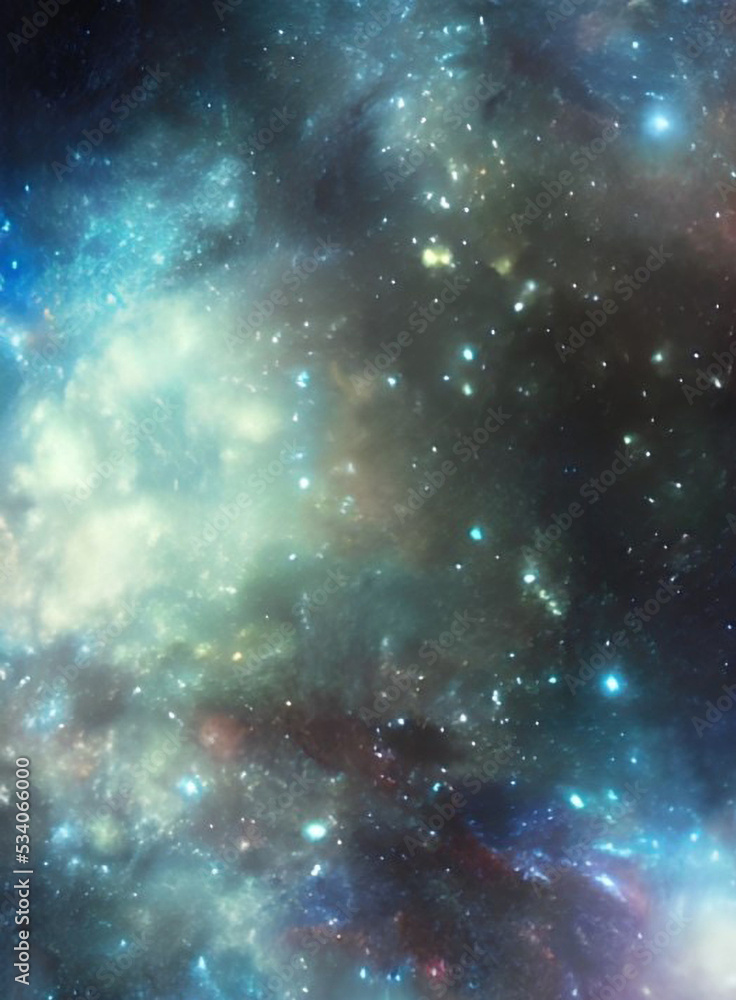 espaço, estrela, galáxia, nebulosa, universo