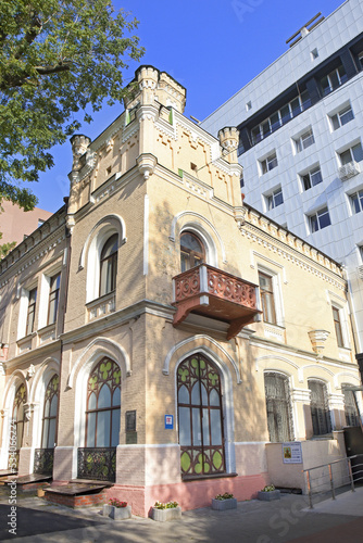 Neo-Renaissance castle of Baron Steingel (now Institute of Orthopedics and Traumatology) in Kyiv, Ukraine 