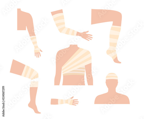 Human limbs trauma