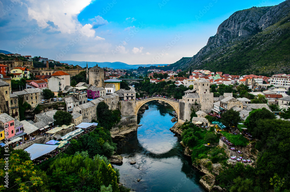 Mostar Bridge and river