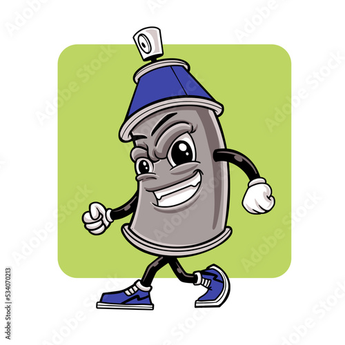 walking spray can