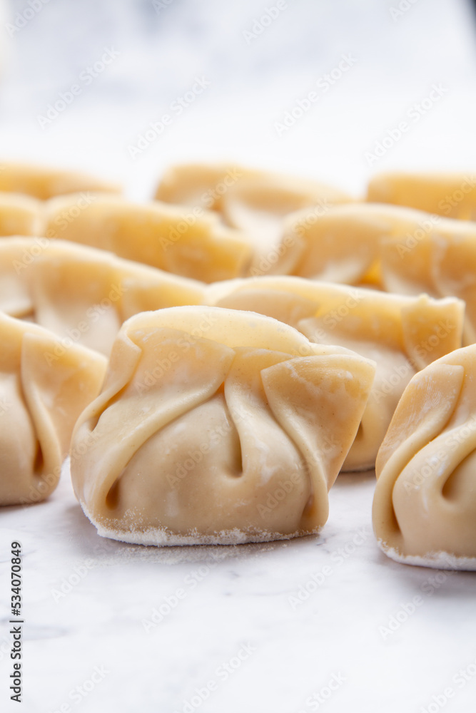 making dumplings raw making dumplings raw