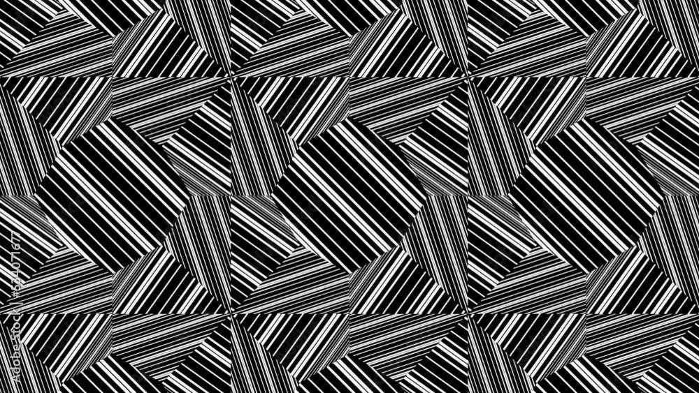 Abstract background with black and white shapes.Seamless loop video. grunge background. Abstract background with black and white shapes.Seamless loop video. grunge background.