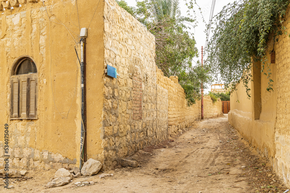 Alley way in the village of Faiyum.
