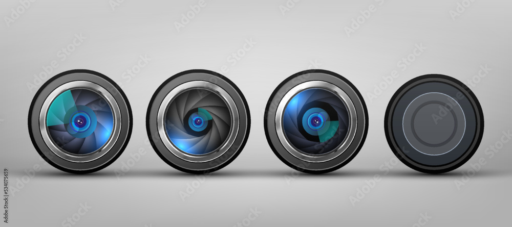 Camera lens vector png image, Aperture Camera Lens Vector, realistic