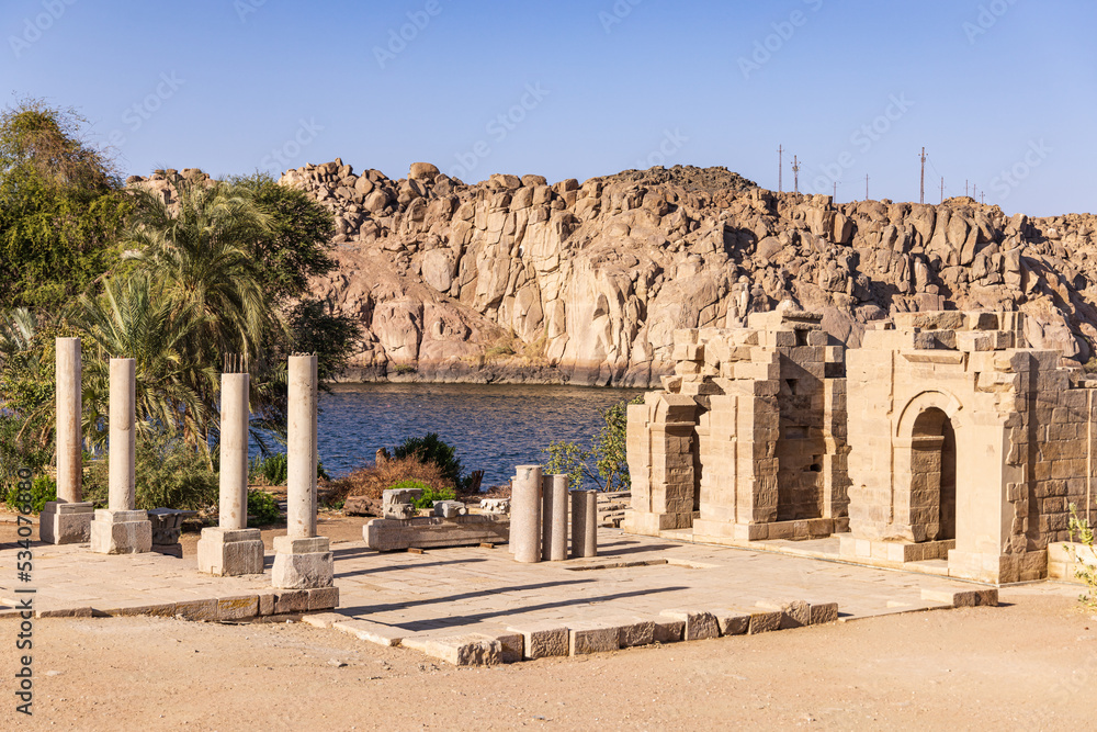 Ruins of Philae Temple, a UNESCO World Heritage Site.