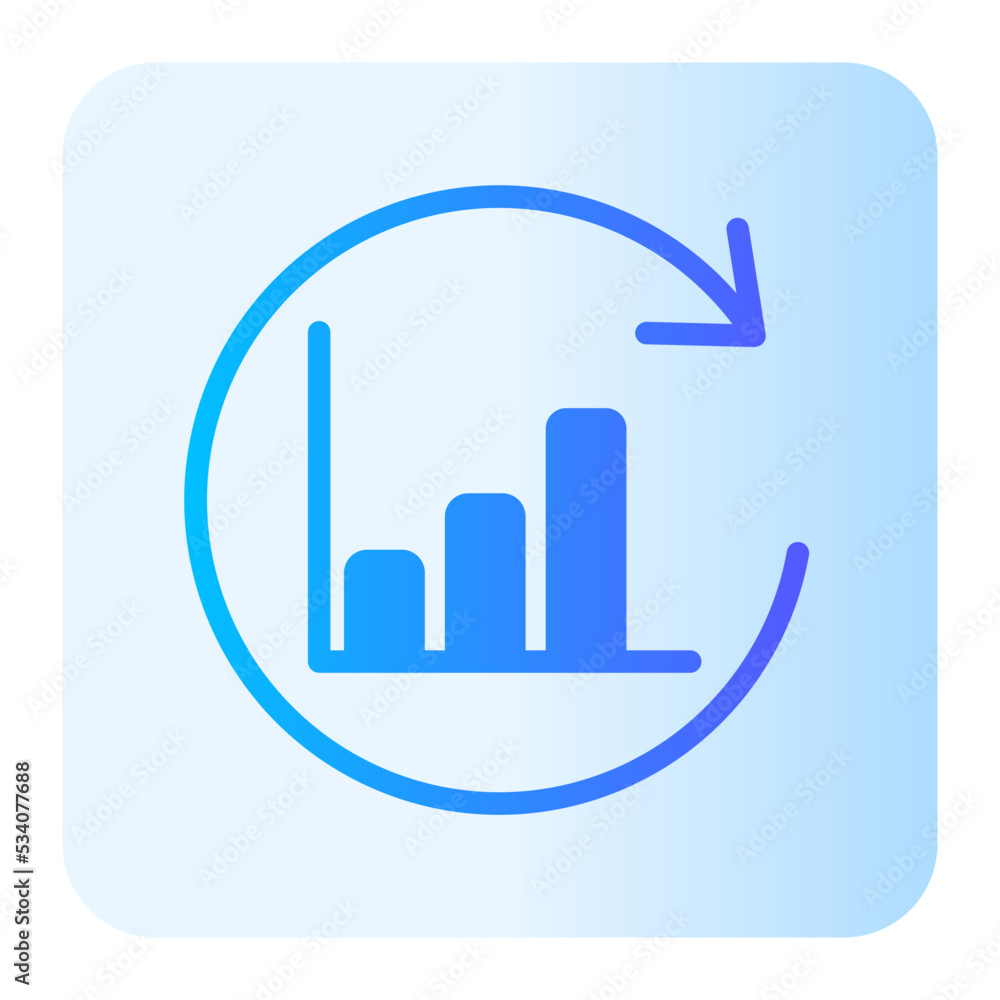 refresh gradient icon refresh gradient icon