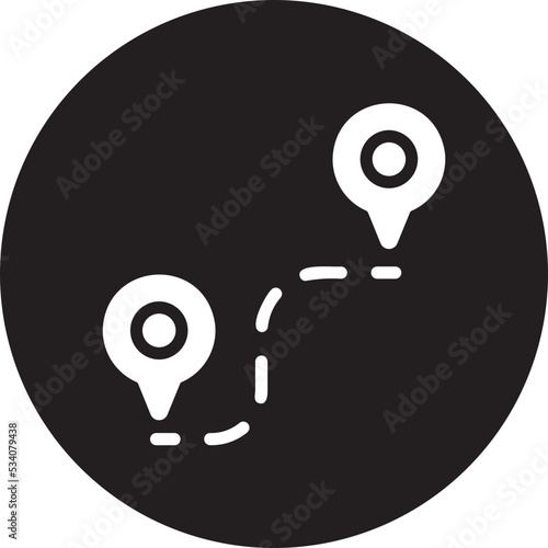 distance glyph icon