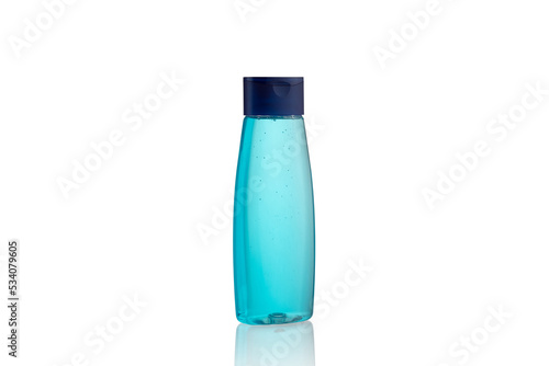 Bottle of shampoo isolated on white background. Shower gel on a white background.