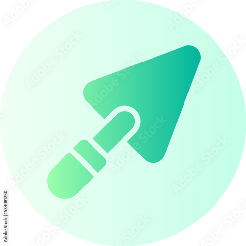 trowel gradient icon