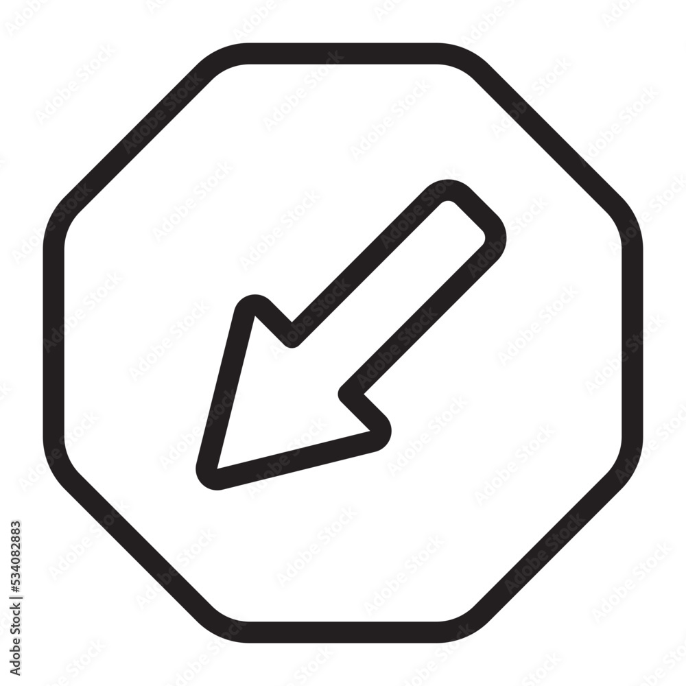 keep left line icon keep left line icon