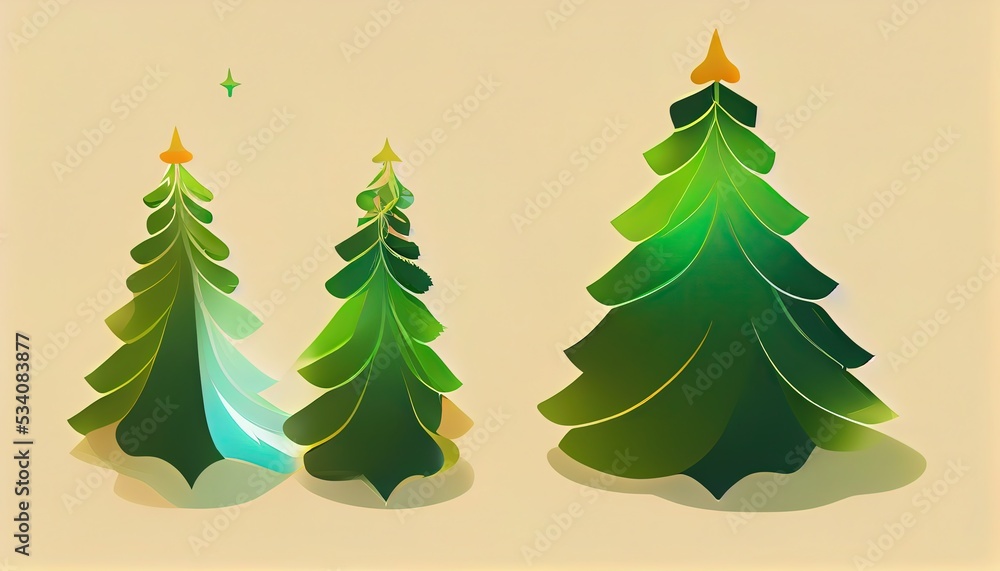 Obraz premium Christmas tree