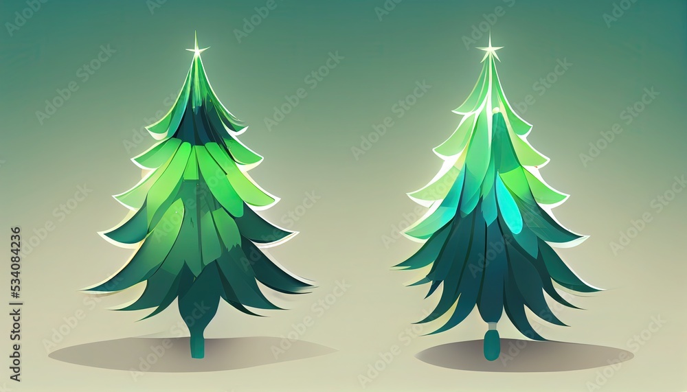 Obraz premium Christmas tree