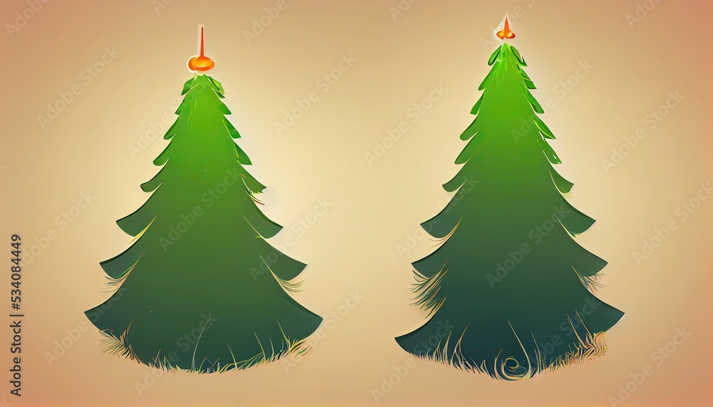 Obraz premium Christmas tree
