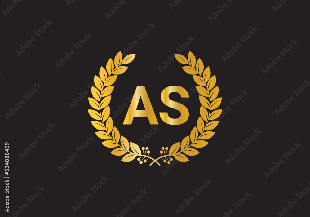 Fototapeta premium this is a wing letter ar icon design 