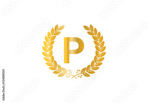 this wing letter p icon design for your business
