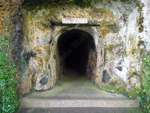 Goa Jepang or Japanese Cave, located in Taman Hutan Raya Ir. H. Djuanda, Bandung, West Java, Indonesia.