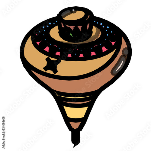 A maraca musical instrument common in mexico, flat icon