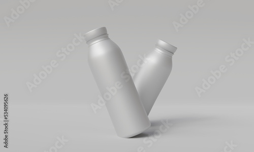 Water bottle Black And White Image