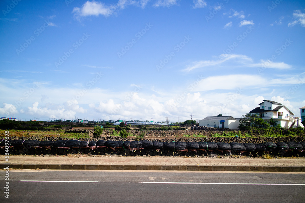 Naklejka premium 제주도 풍경