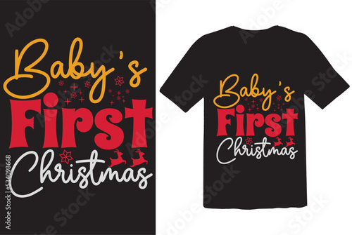 Baby’s First Christmas Merchandise Designs
