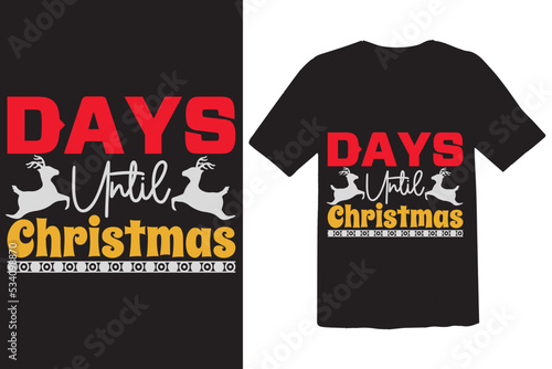 Days Until Christmas Merchandise Designs