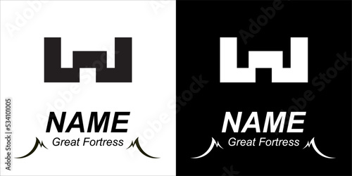 Great fortress vector