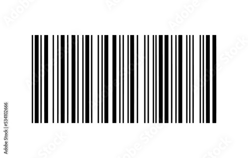 Simple fake bar code PNG image photo