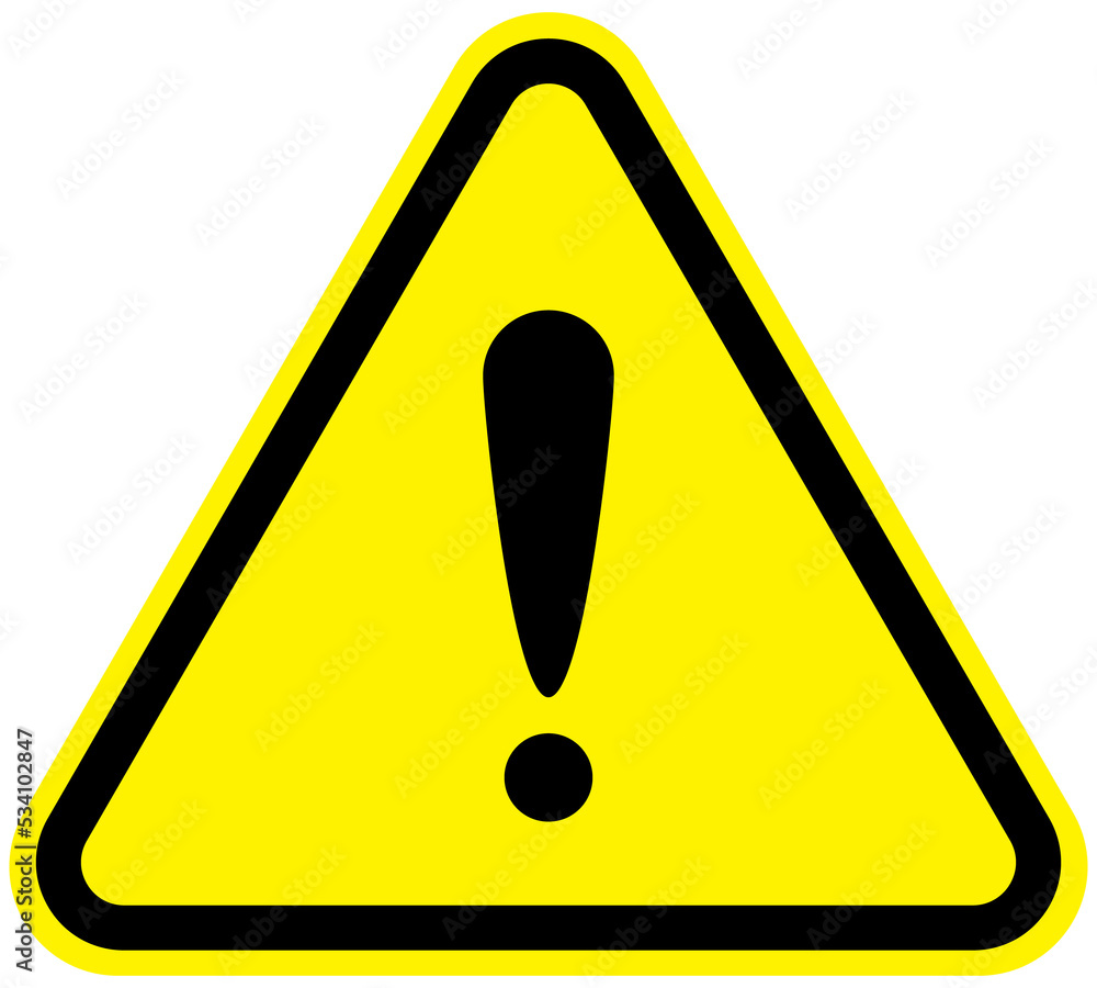 Exclamation danger sign PNG image Exclamation danger sign PNG image