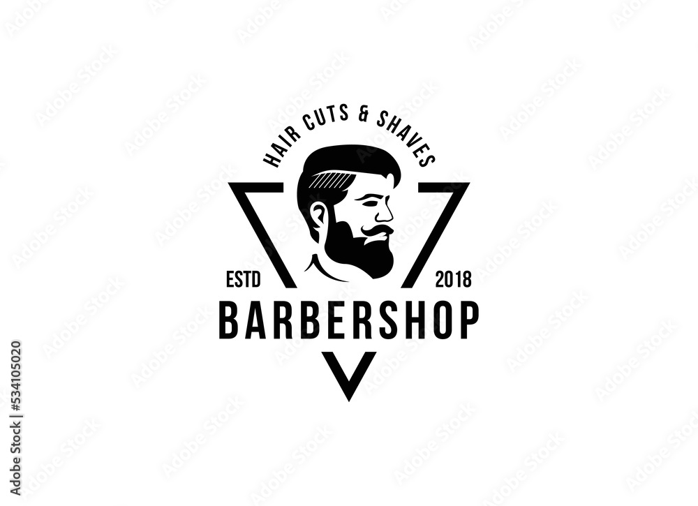Barbershop Logo Vector design barbershop