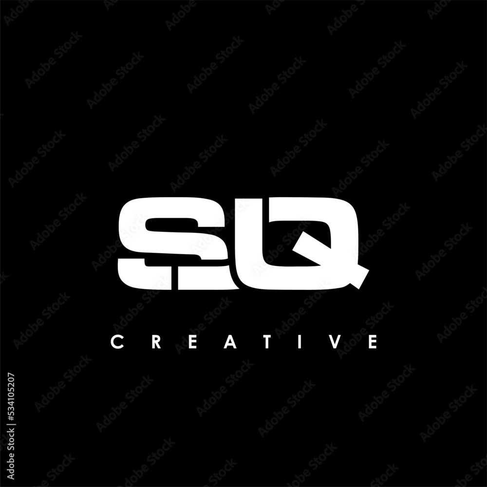 SJQ Letter Initial Logo Design Template Vector Illustration SJQ Letter Initial Logo Design Template Vector Illustration