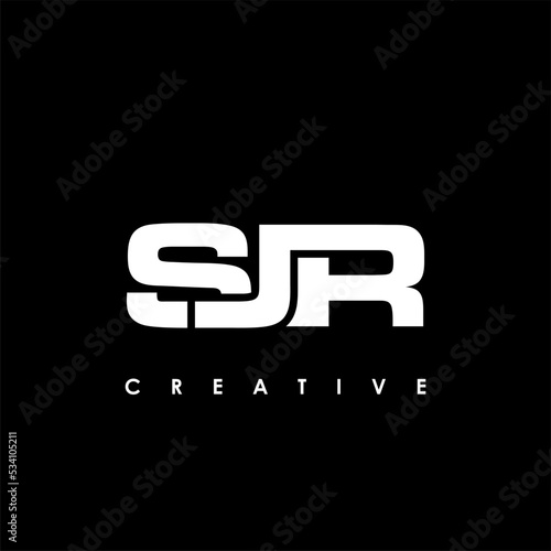 SJR Letter Initial Logo Design Template Vector Illustration photo