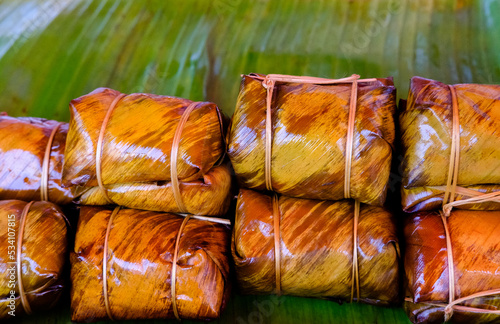 Thai desserts, fragrant and delicious.